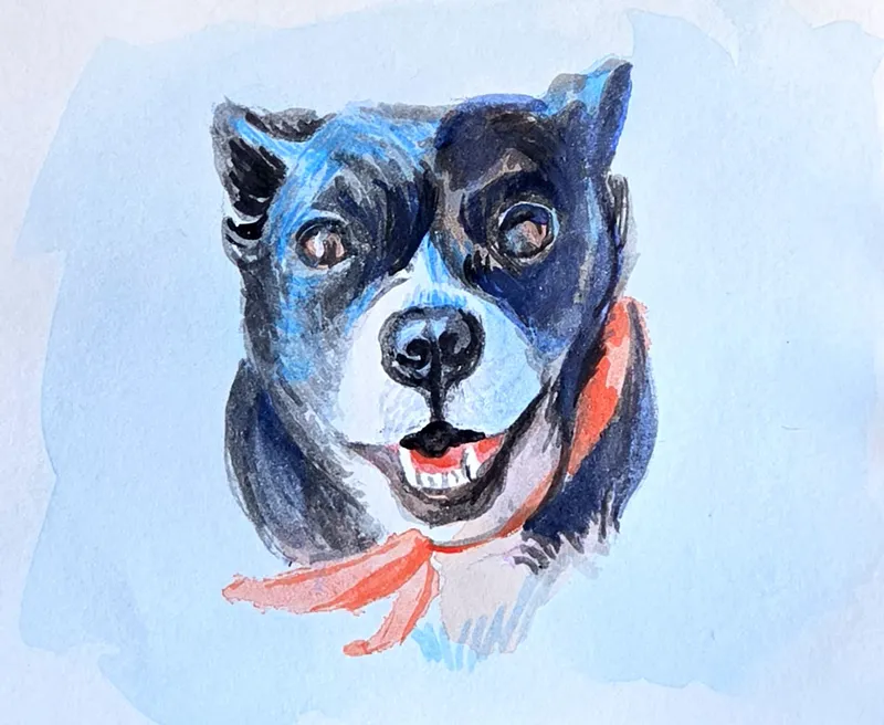 Dog Bug Painting painting